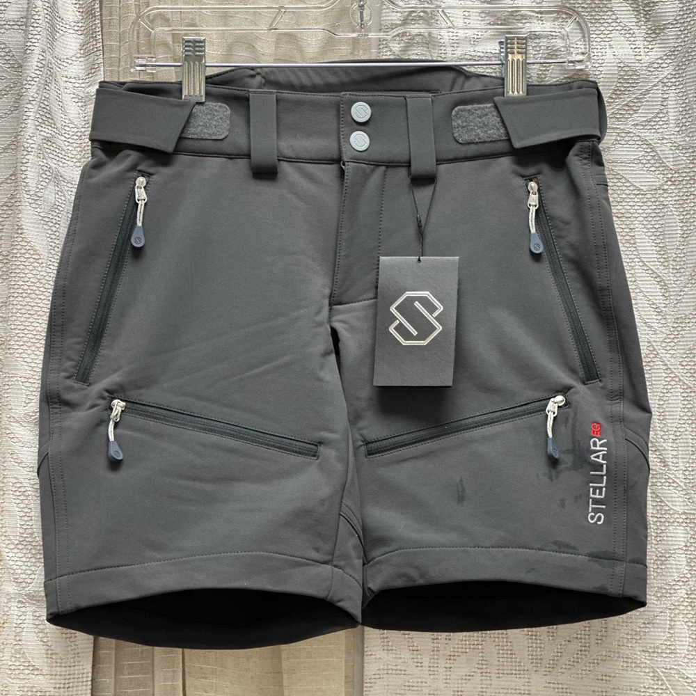 Women’s Stellar soft shell shorts, never worn-with tags,size small